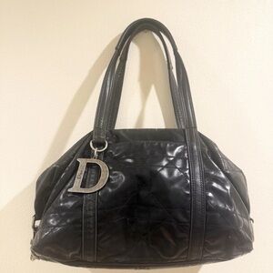 Christian Dior Vintage PVC Cannage Shoulder Bag Vintage Y2K